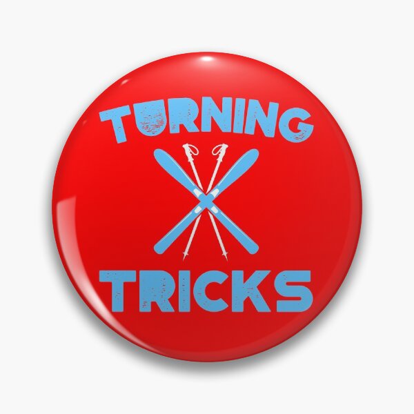 Item preview, Turning Tricks, Skis and poles, Slalom skiing, skiing sticker pack, winter vacation sticker pack, skiing stickers designed and sold by HomeConscious.