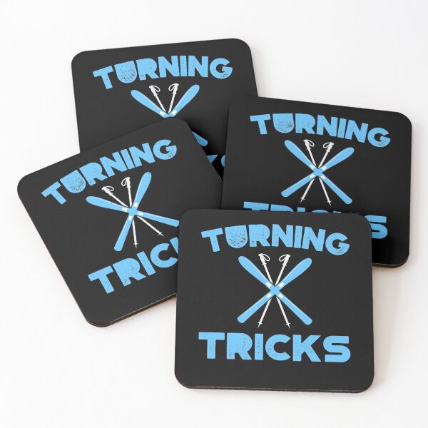 Item preview, Turning Tricks, Skis and poles, Slalom skiing, skiing sticker pack, winter vacation sticker pack, skiing stickers designed and sold by HomeConscious.