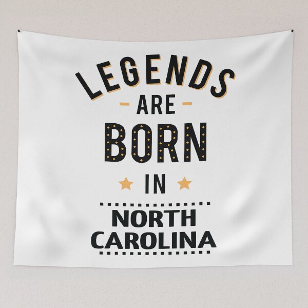 Item preview, Legends Are Born In North Carolina designed and sold by ProjectX23.