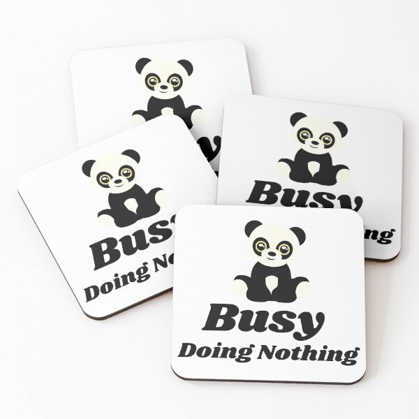 Item preview, Busy Doing Nothing Panda designed and sold by Trendy Design.