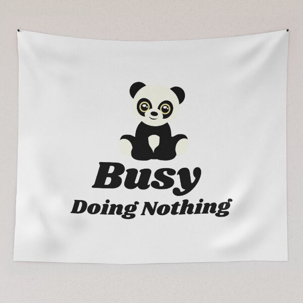 Item preview, Busy Doing Nothing Panda designed and sold by Trendy Design.