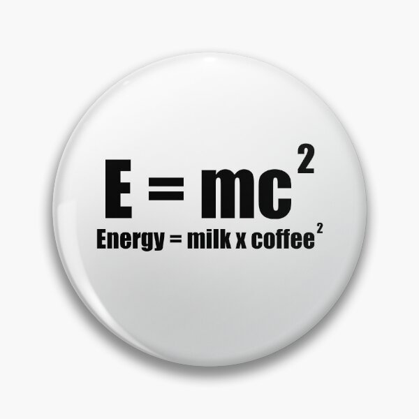 Item preview, E=mc2 Funny Physics Joke (black version) designed and sold by kickwear-com.