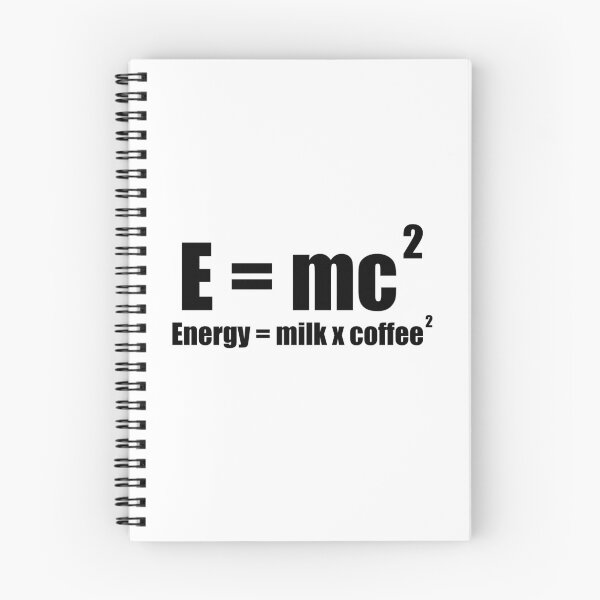 Item preview, E=mc2 Funny Physics Joke (black version) designed and sold by kickwear-com.