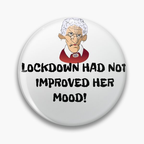 Item preview, Lockdown had not improved her mood sticker designed and sold by Areashor.