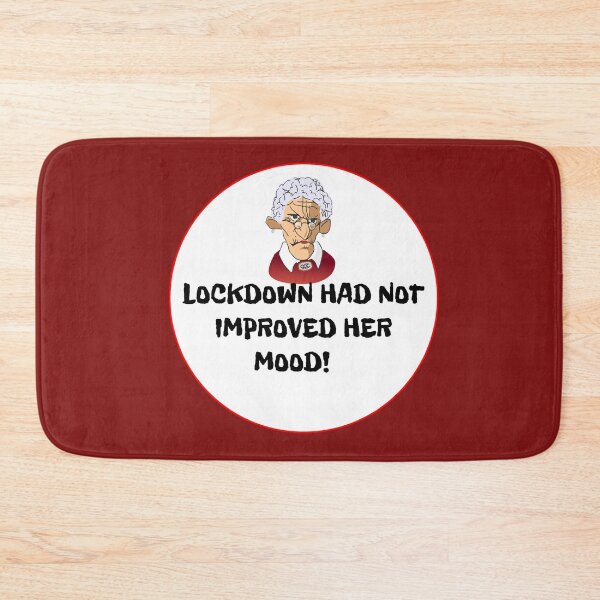 Item preview, Lockdown had not improved her mood sticker designed and sold by Areashor.