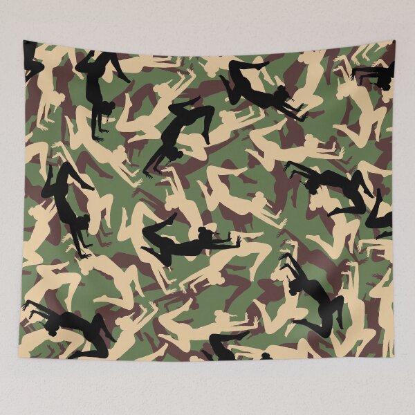 Item preview, Woodland Camouflage Handstand designed and sold by Mangumba.