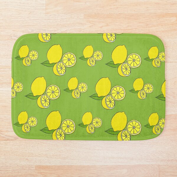 Item preview, Fresh lemon / lime fruit pattern - Hand drawn natural food background designed and sold by TheWorkplace.