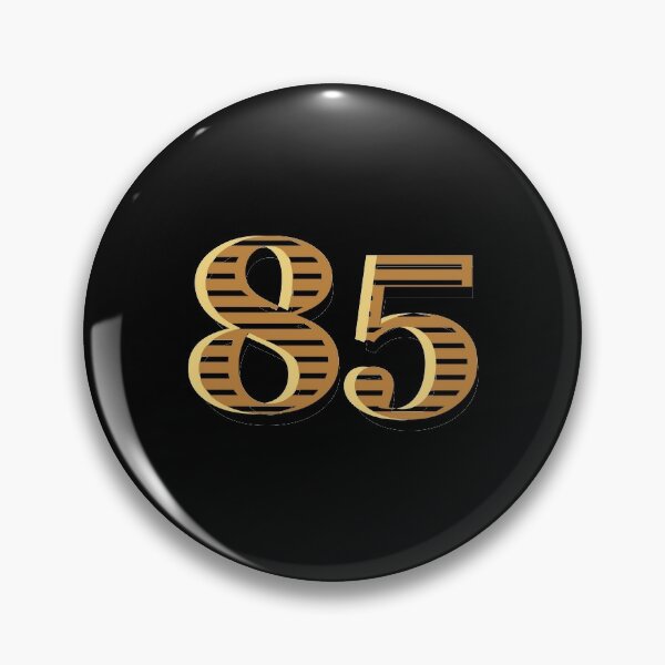 55 Gold Number Fifty five Sticker for Sale by Kiwwwi