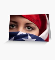 Muslim American Greeting Card