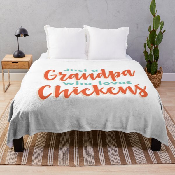 Item preview, just a grandpa who loves chickens designed and sold by Ashi17.