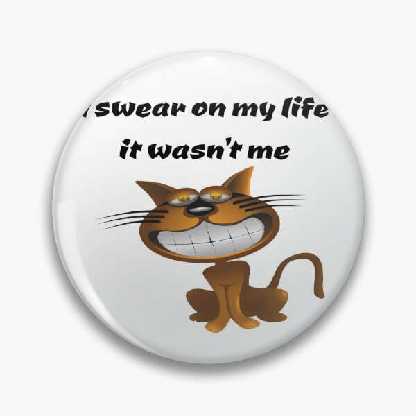 Item preview, I swear on my life it wasn't me sticker designed and sold by Areashor.