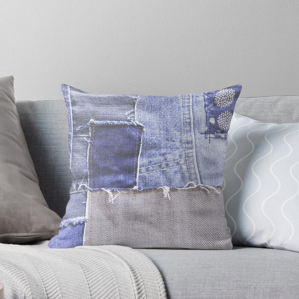 Item preview, Throw Pillow designed and sold by redstitchlab.