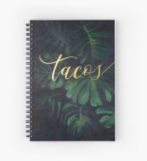 Cuaderno de espiral Tacos en los trópicos
