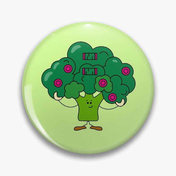 Item preview, Broccoli with curlers designed and sold by Kritzel-Claudi.