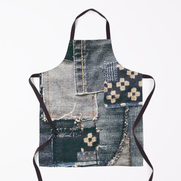 Item preview, denim patchwork  designed and sold by redstitchlab.
