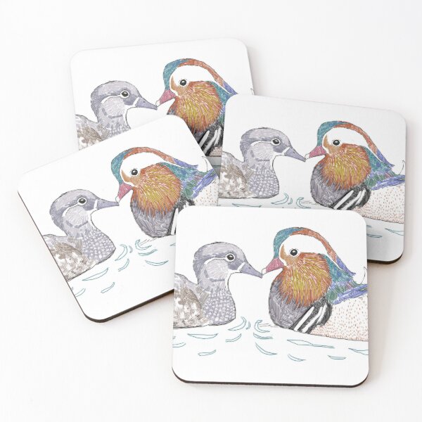 Item preview, Mandarine ducks designed and sold by WildDot.