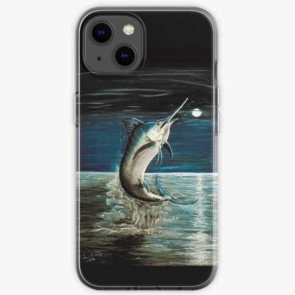 Moonlit Marlin iPhone Soft Case