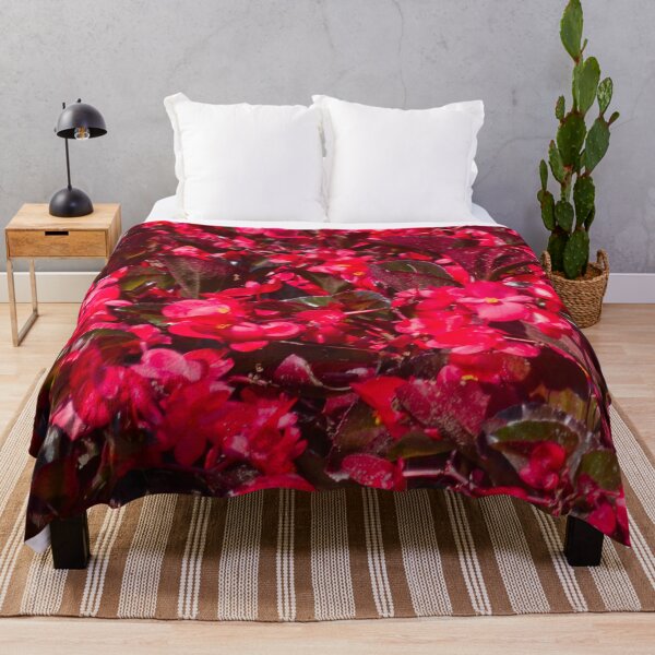 Item preview, red flower meadow with beautiful flowers designed and sold by moonaliara.