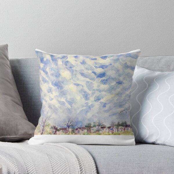 Item preview, Blue Sky Over Town designed and sold by lenorelove.