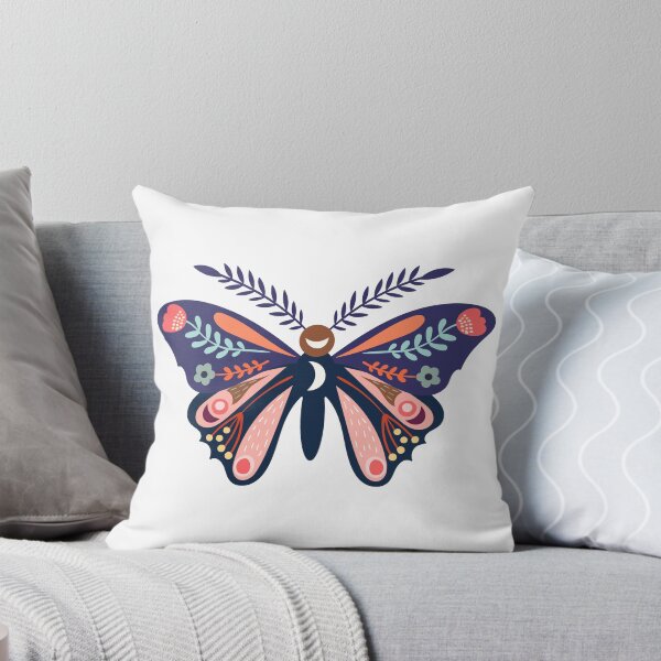 Item preview, Floral butterfly with decorative design designed and sold by lettostudio.