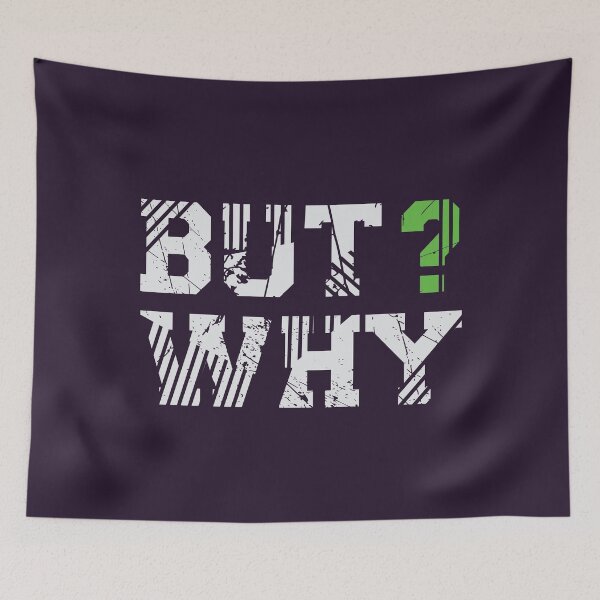Item preview, But Why?  designed and sold by RadhaWords.