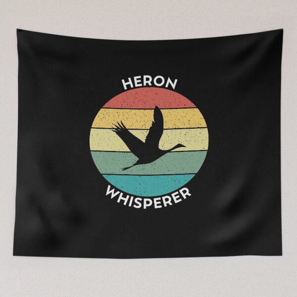 Item preview, Heron Ornithologist Whisperer Gift designed and sold by Norugal.