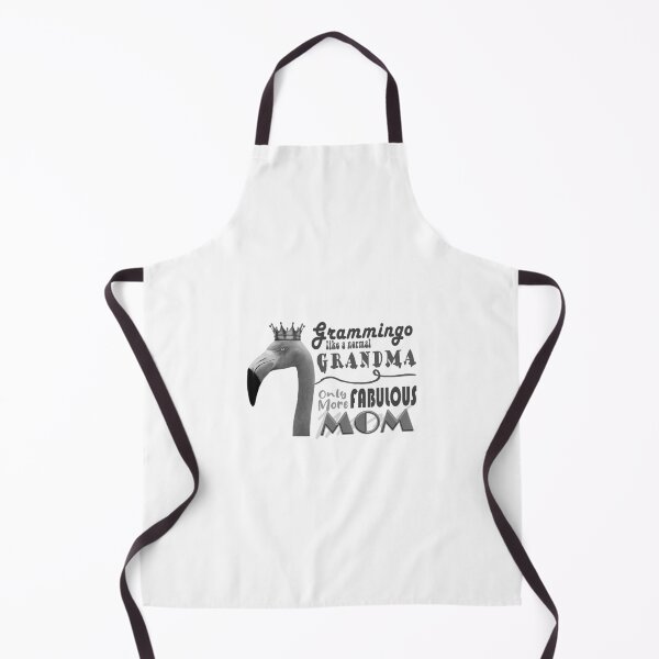 Item preview, Grammingo like a normal grandma only more awesome Mom Aesthetic Black and White Flamingo Font designed and sold by Gawop.