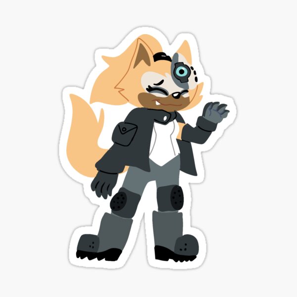 Whisper the wolf Sticker