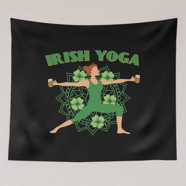 Artikelvorschau, IRISH YOGA BIER SAINT PATRICK DAY T SHIRT entworfen und verkauft von saajid05.