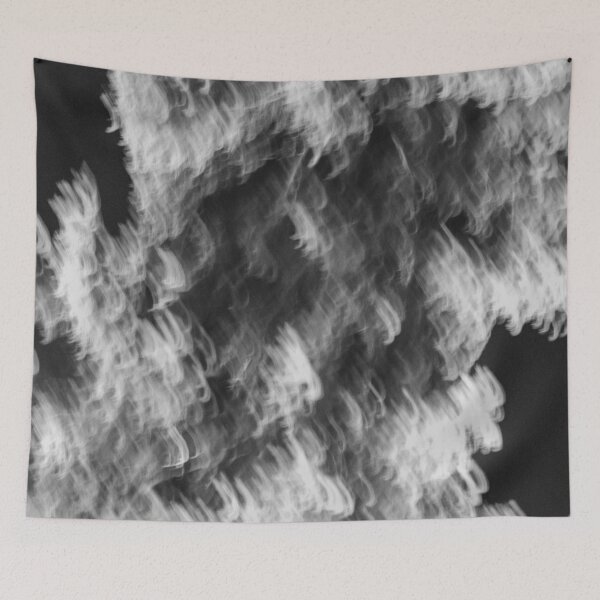 Item preview, black white long exposure tree designed and sold by moonaliara.