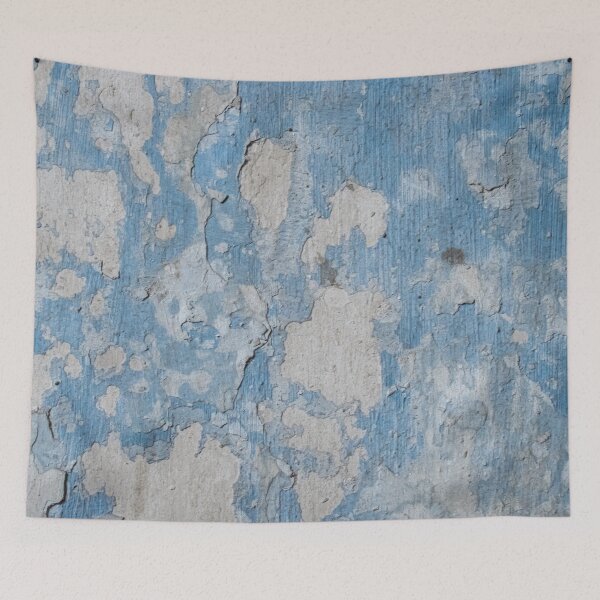 Item preview, blue chipped wall color vintage designed and sold by moonaliara.