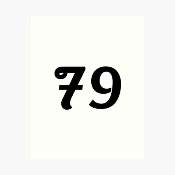 Number 79 Art Prints for Sale | Redbubble