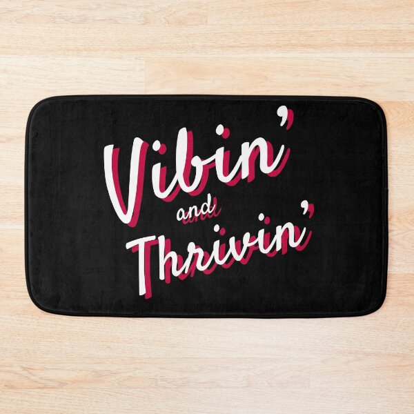 Item preview, Vibin' And Thrivin' Cool Retro Chill Quote Positivity Cute Aesthetic designed and sold by sillyquestions.