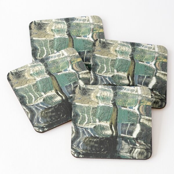 Item preview,  Windows Water Surface Reflection Abstract Urban Lake designed and sold by Anna Lemos.