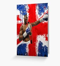 Anthony Joshua British Boxing World Champion Greeting Card
