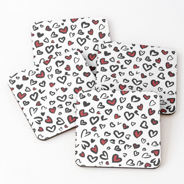 Item preview, Heart leopard pattern  designed and sold by LaBelezoka.