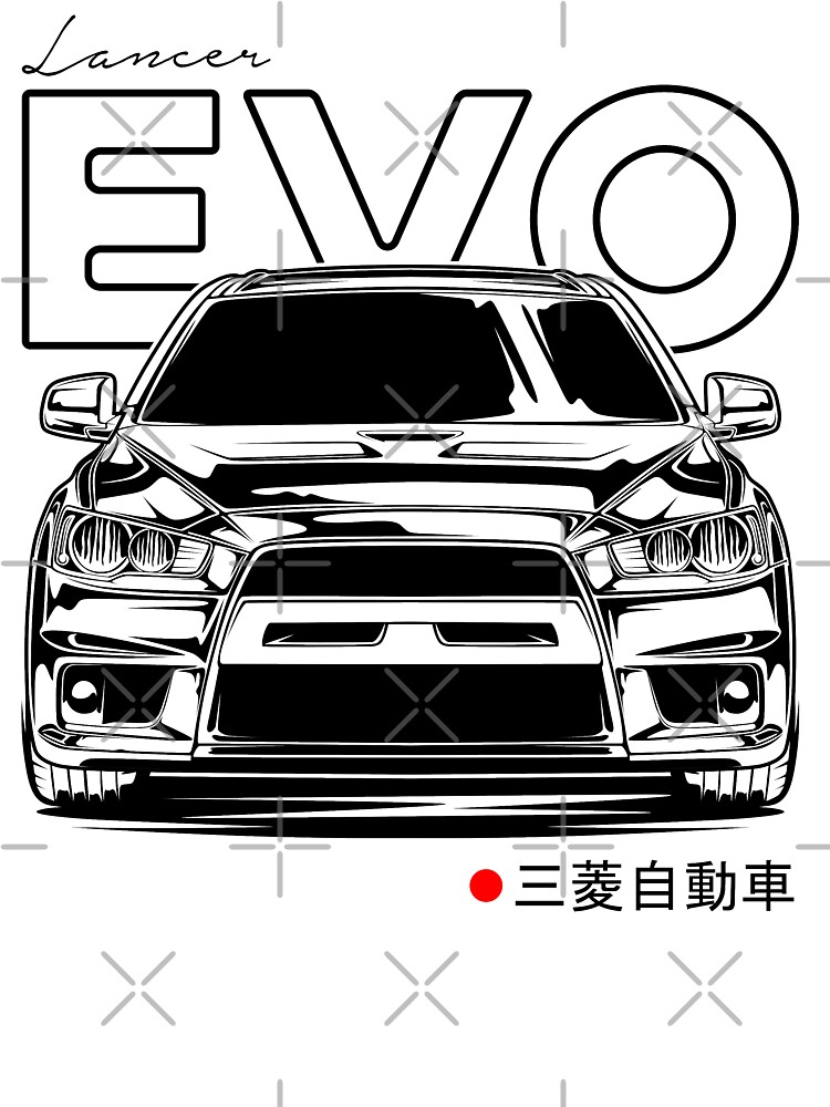 Lancer Evolution X Baby One-Piece