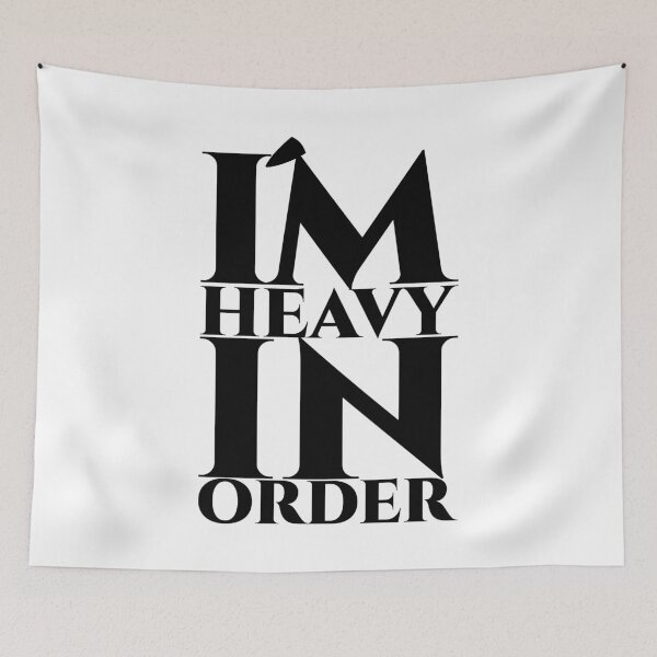 Item preview, I'm heavy in or black designed and sold by pASob-dESIGN.
