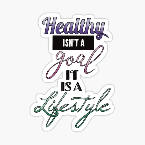Item preview, Healthy Lifestyle Inspiration Quote designed and sold by Trixybellas.