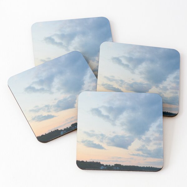 Item preview, bright sunset with clouds designed and sold by moonaliara.