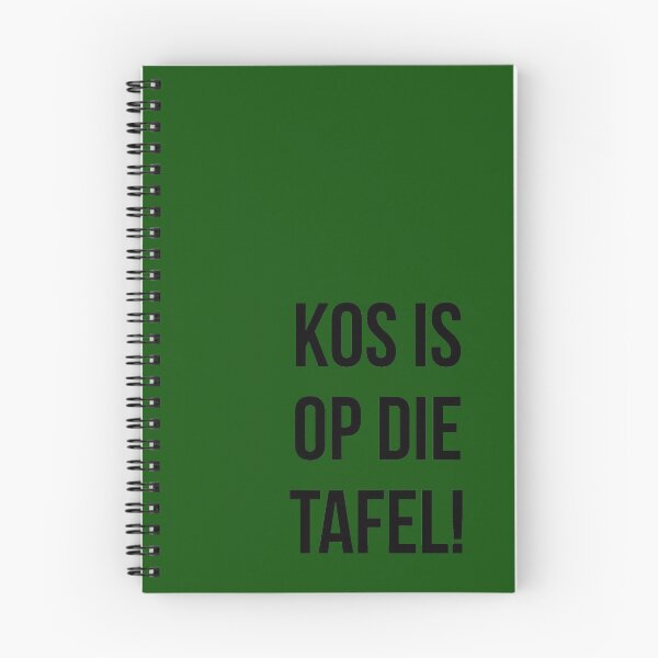Item preview, Kos es op die tafel, texto negro designed and sold by FunkiFunki.