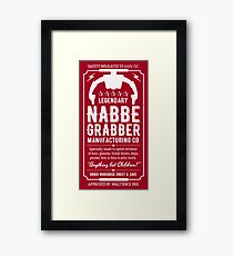 Nabbe Grabber Framed Print