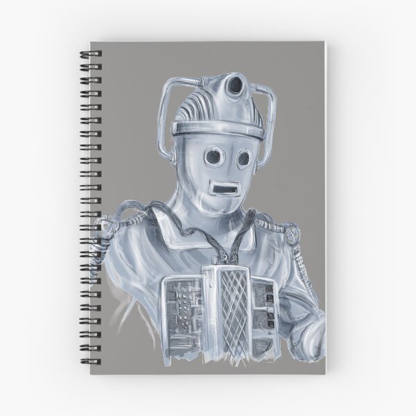 Item preview, The Tomb Cyberman Illustration designed and sold by TakeTwoProps.