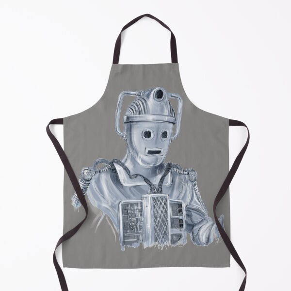 Item preview, The Tomb Cyberman Illustration designed and sold by TakeTwoProps.