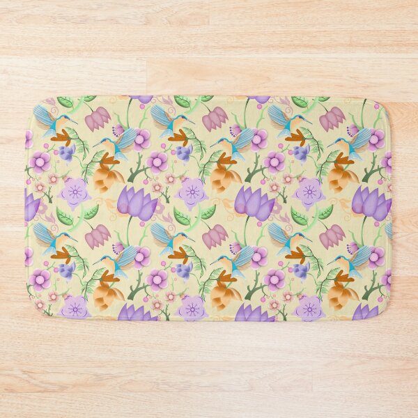 Item preview, Bluebird and Pastel Flowers designed and sold by KeeganCreations.