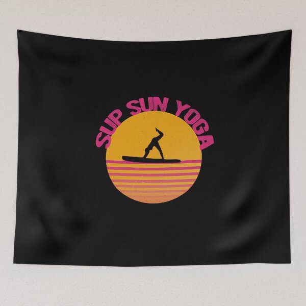 Item preview, Paddle Boarding Sup Yoga - active sport person gift designed and sold by hyggekrog.