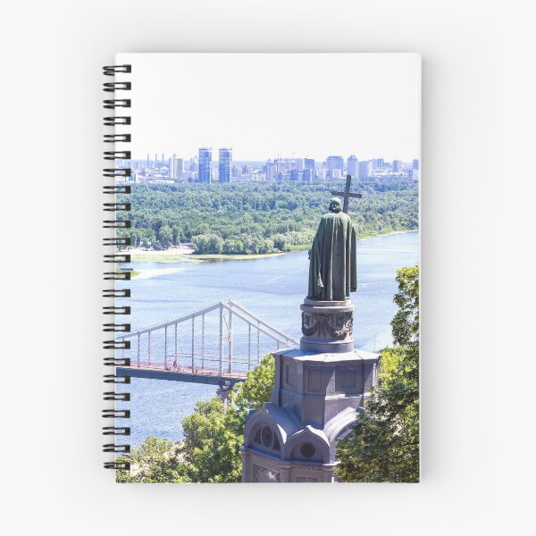 Item preview, View of the Vladimir The Great statue overlooking Dnipro river in Kyiv, Ukraine designed and sold by Rrrainbow.