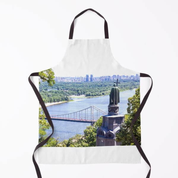 Item preview, View of the Vladimir The Great statue overlooking Dnipro river in Kyiv, Ukraine designed and sold by Rrrainbow.