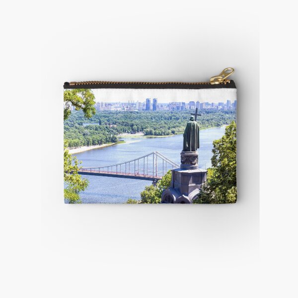 Item preview, View of the Vladimir The Great statue overlooking Dnipro river in Kyiv, Ukraine designed and sold by Rrrainbow.