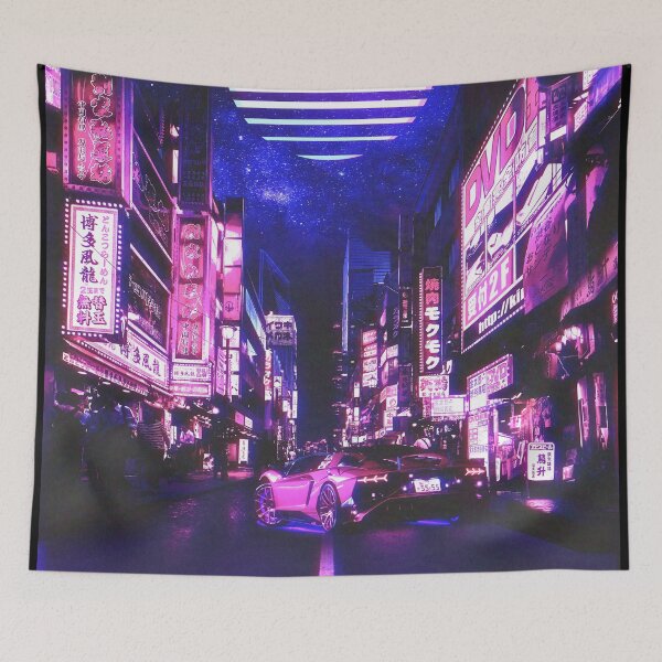 Item preview, Retro Neon Tokyo Night designed and sold by DreamerWave.